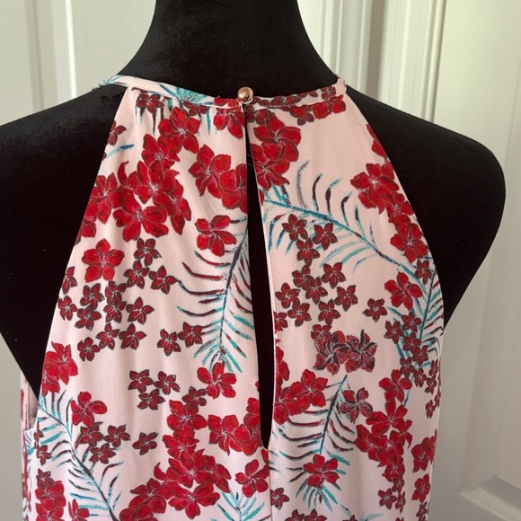 Candie’s NWOT Pink and Red Floral Mini Dress - Picture 4 of 12